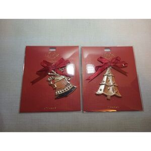 2) NEW Lenox American by Design Bell & Tree Charms SKU #815577 & #815579 NOS